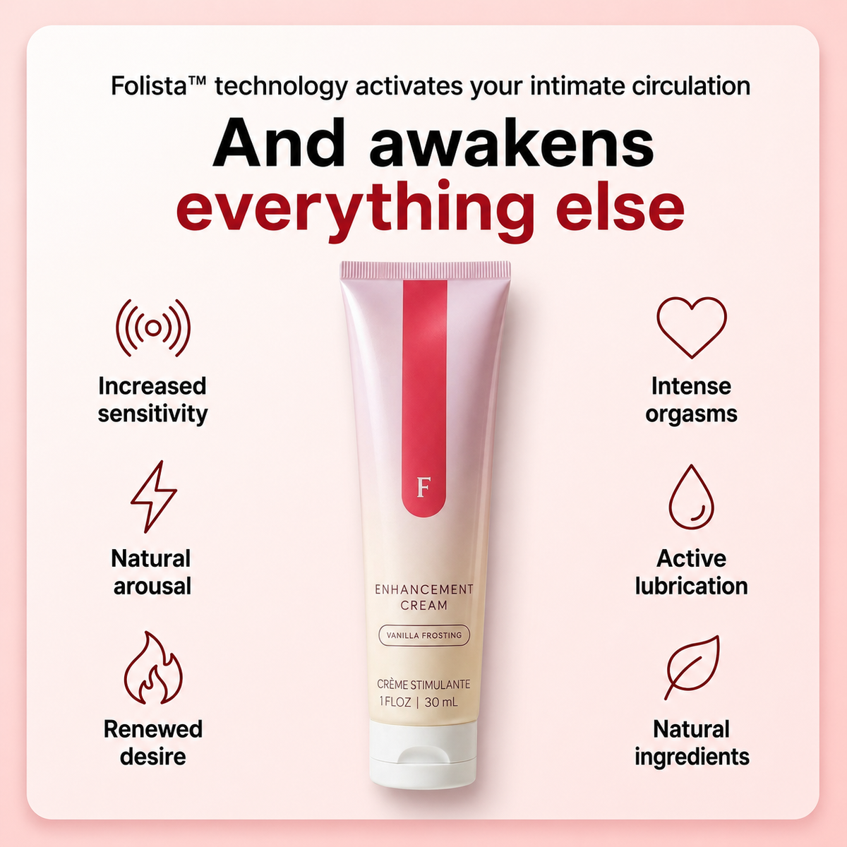 Folista™ Vanilla Frosting Enhancement Cream