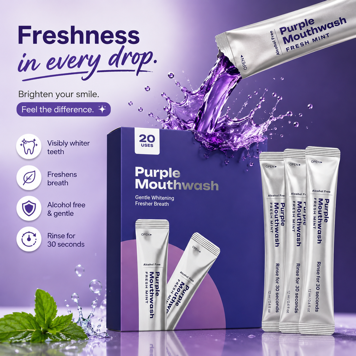 Folista™ Purple Mouthwash
