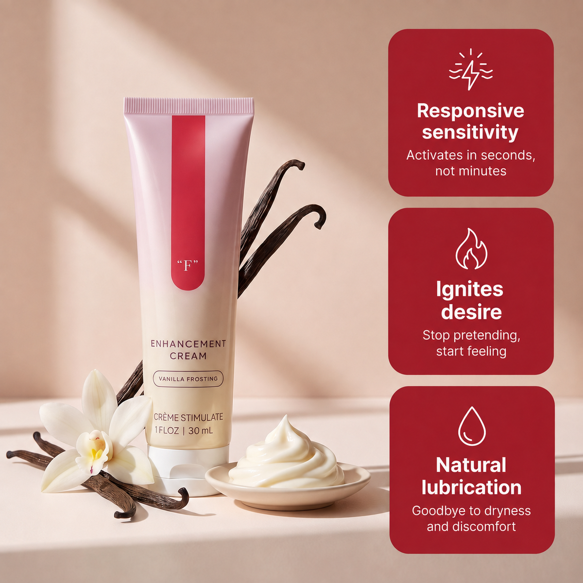 Folista™ Vanilla Frosting Enhancement Cream